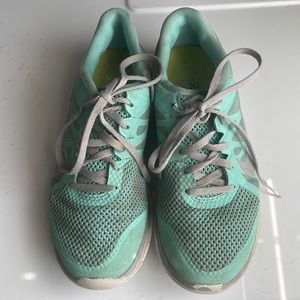 Nike free 4.0 running shoes athletic sea foam sneakers turquoise womens …